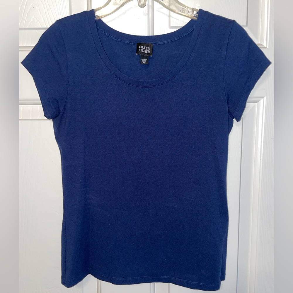 Eileen Fisher knit tee.